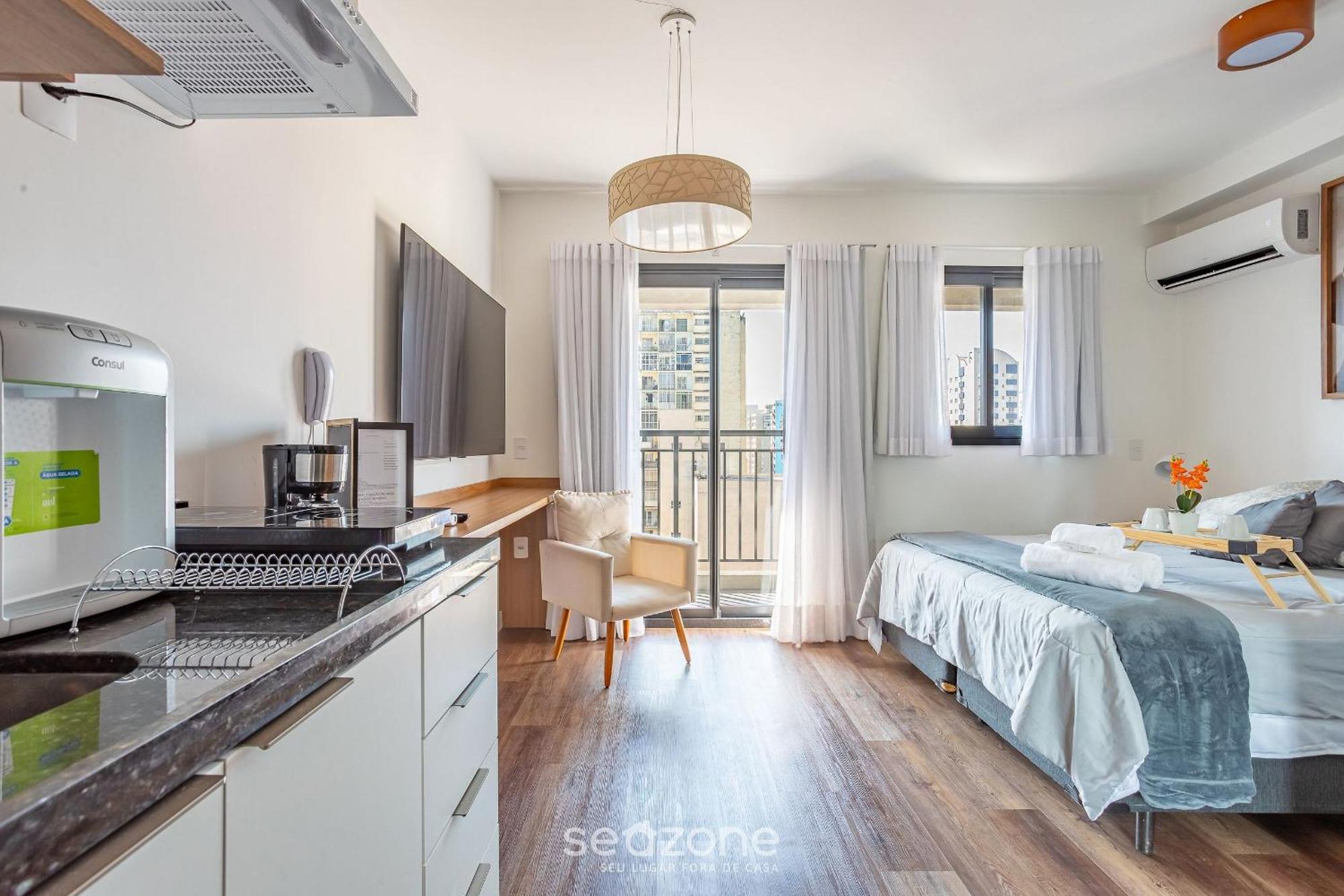 Apartamento Isc - Estudios Bem Localizados Em Buarque, *